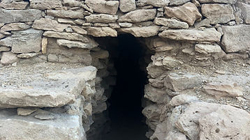 entrance to beehive like tomb