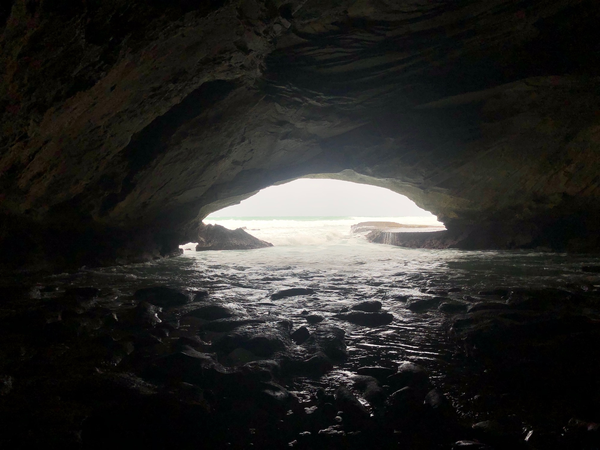 Cave Interior with opening to sea